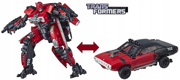Transformers SHATTER DLX RED LIGHTNING Figure