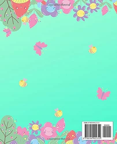 L: Adorable Monogram Initial "L" Composition Notebook for Girls: (7.5 x 9