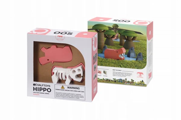 MAGNETIC FOLDABLE HIPPO PUZZLE BY HALF TOYS