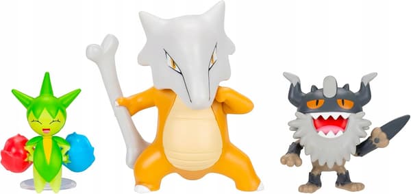 POKEMON 3-Pack Figurine Set: Roselia, Marowak, Perrserker