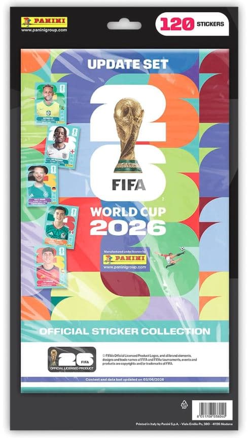 Panini FIFA World Cup 2026 – World Cup Update Set – 120 stickers