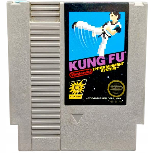 Nintendo NES Kung Fu game + case #2