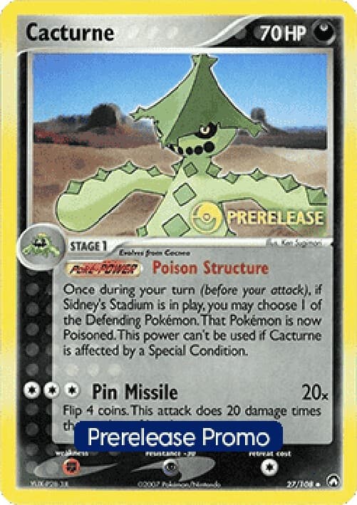 Pokemon TCG Cacturne
