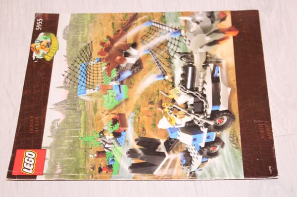 LEGO Classic ADVENTURES 5955 INSTRUCTIONS: All-Terrain Trapper SET