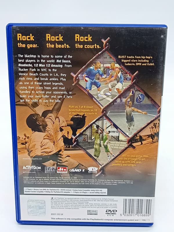 STREET HOOPS PS2 PlayStation 2 (PS2) boxed