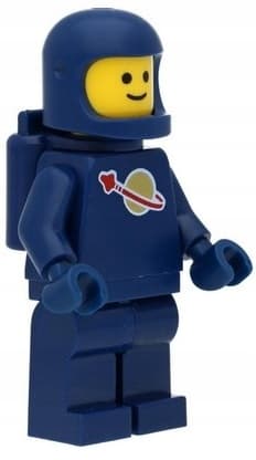 Lego Spaceman Classic Space figure, light blue / Dark Blue N