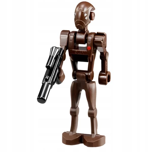 NEW Lego Star Wars Minifigure – Commando Droid – Dark Brown – sw0359 + weapon