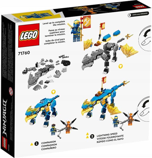 LEGO 71760 NINJAGO – JAYA EVO THUNDER DRAGON