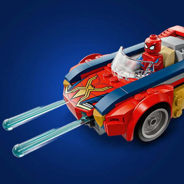 LEGO Marvel 76336 Spider-Man and the Car vs the Venomised Wolverine