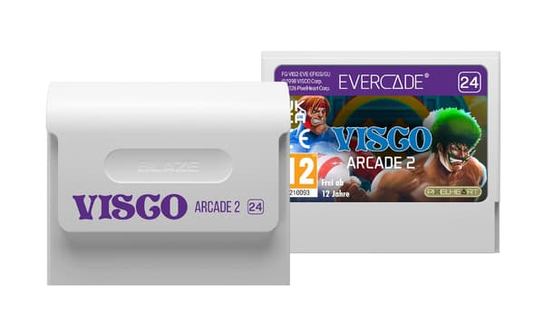 Visco Arcade 2 Evercade and 8 games!