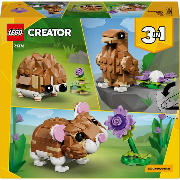 LEGO CREATOR ADORABLE HAMSTER WITH A FLOWER (31376) (BRICKS)