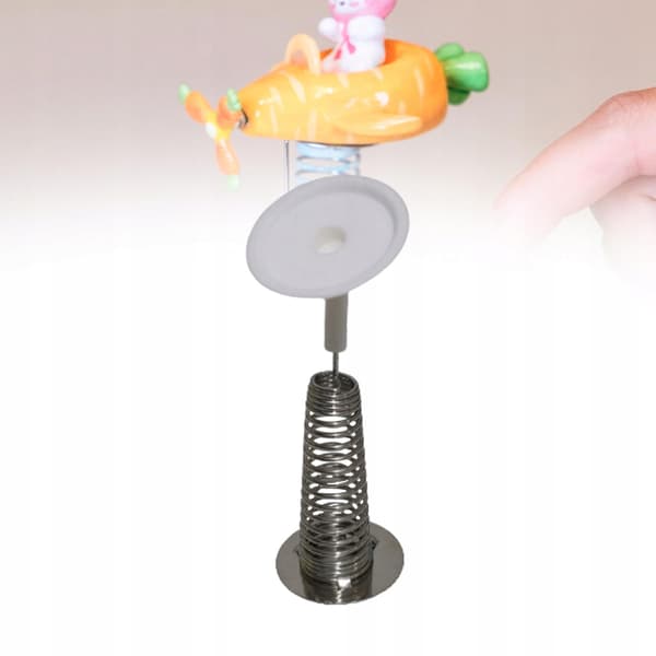 Children's DIY Clay Spring Head-Shaking Accessory – Dancing Head – Silver
