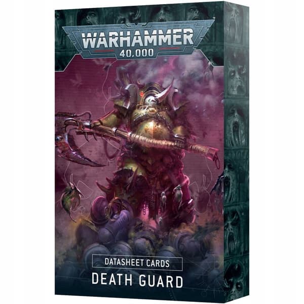 Datablad for kortene til Death Guard 2025