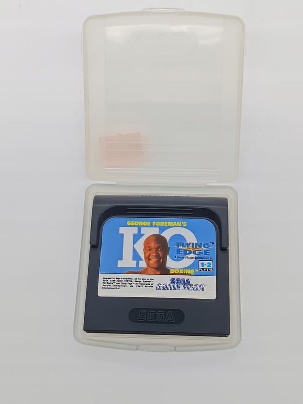 GEORGE FOREMNA'S K O BOXING – Sega Game Gear, Master System (boxed)