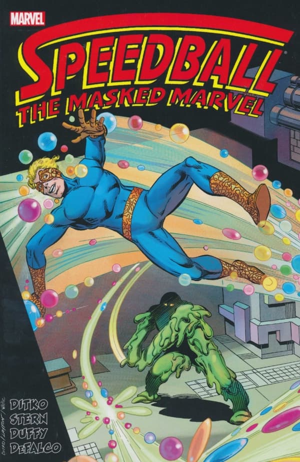 Speedball: The Masked Marvel – group work