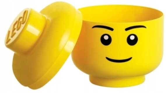 LEGO Iconic HEAD container, SMALL, 16 x 16 x 18.5 cm