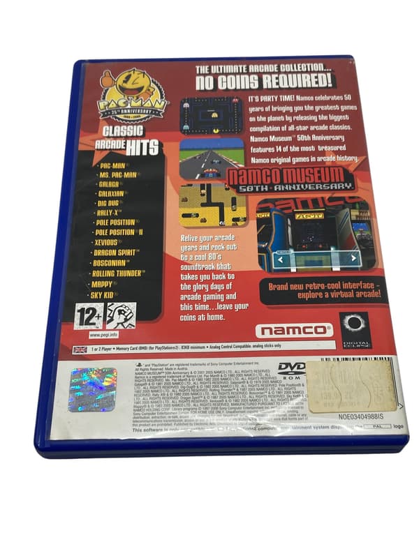 PS2 game: Namco Museum