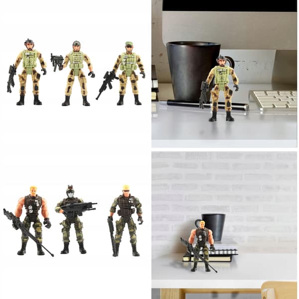 Special Forces Action Figures – A multi-functional role-play toy – Squad toy, Style B