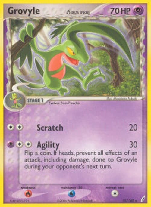 Pokemon Grovyle δ Delta Species