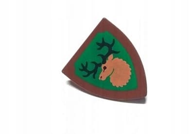 124j. Lego 3846 Castle: Old Deer Shield