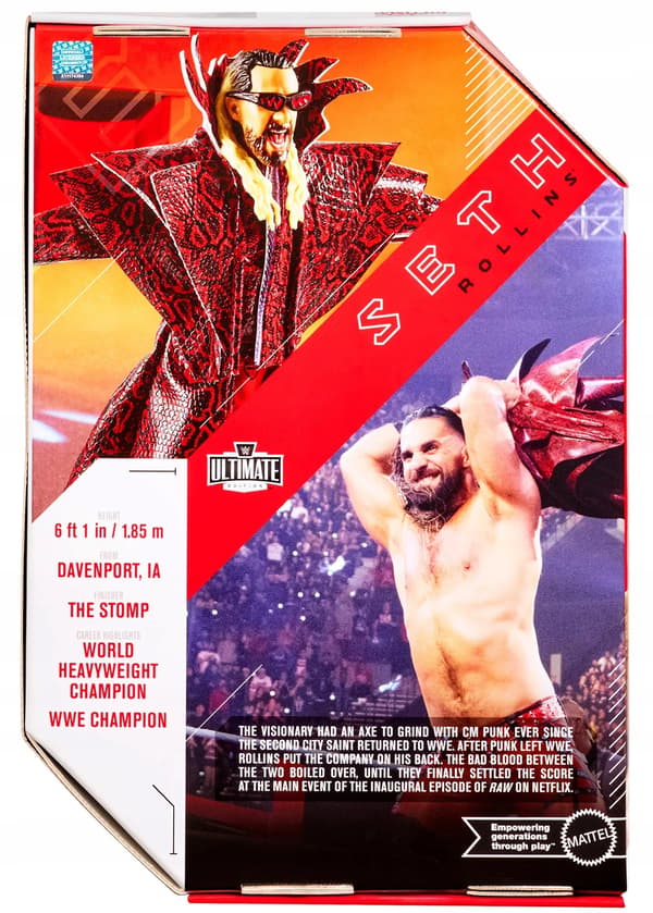 MATTEL WWE Ultimate Seth Rollins Figure