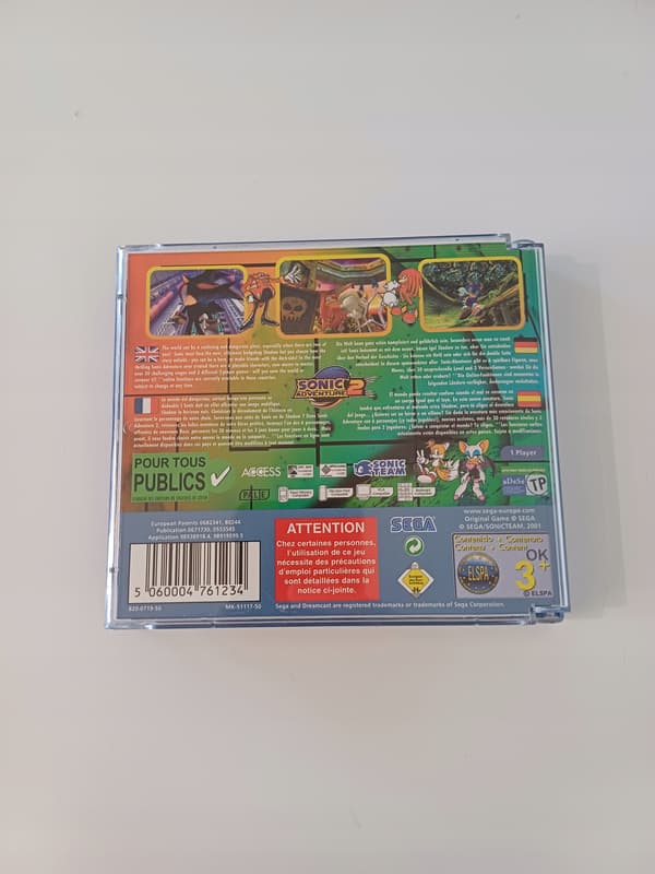 Sonic Adventure 2 for Sega Dreamcast (boxed)