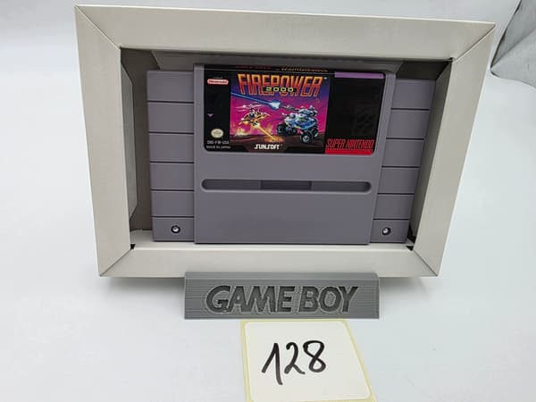 NINTENDO SNES FIREPOWER 2000 NTSC VERSION ORIGINAL CARDBOARD BOX