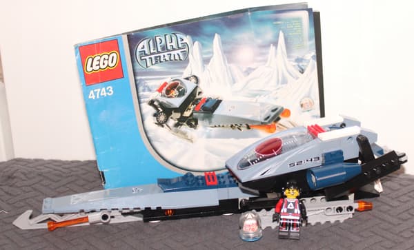 LEGO Alpha Team 4743 INSTRUCTIONS Ice Blade SET