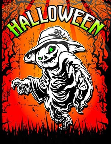 Halloween colouring book