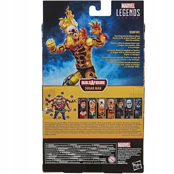 MARVEL LEGENDS ARTICULATED FIGURE: X-MEN SUNFIRE 17cm