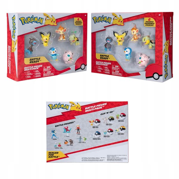 Pokémon: 6 Battle Figures
