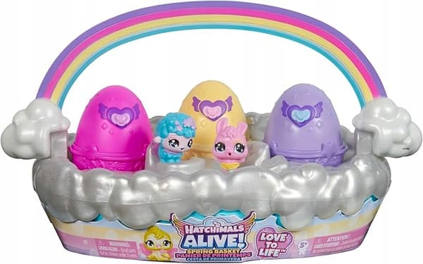 EASTER BASKET WITH HATCHIMALS ALIVE! EGGS – 6 ANIMALS