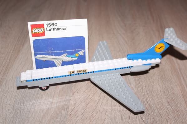 LEGO CLASSIC LUFTHANSA 1560 HOMEMAKER INSTRUCTIONS