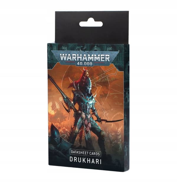 WARHAMMER 40.000 Databladskort for Drukhari