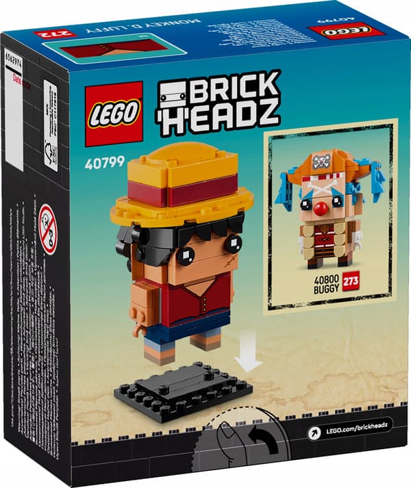 LEGO BrickHeadz 40799 Monkey D. Luffy Figure