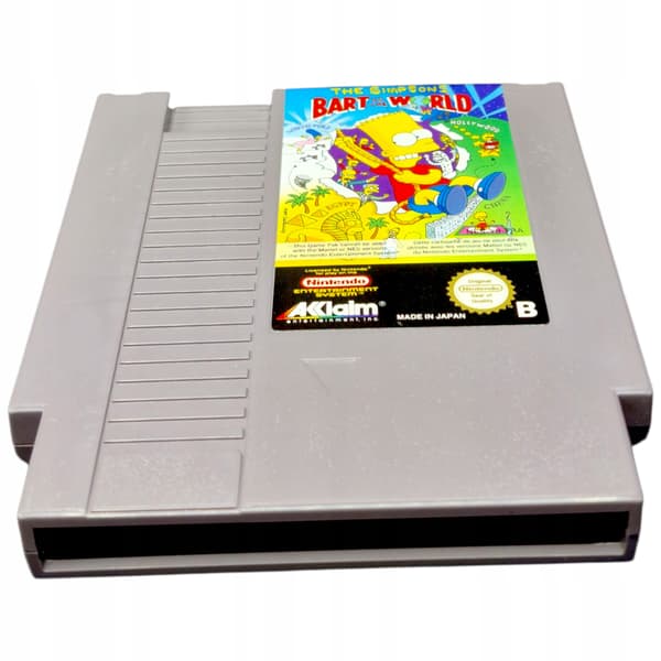 The Simpsons: Bart versus The World – Nintendo NES #1 + case