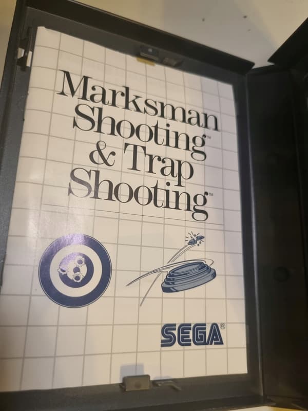 Marksman Shooting & Trap Shooting for SEGA MASTER SYSTEM, complete set (box and instruction manual)