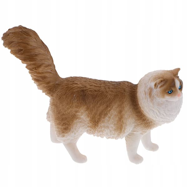 PLASTIC CAT FIGURINE FOR DECORATION AND CHILDREN’S PLAY