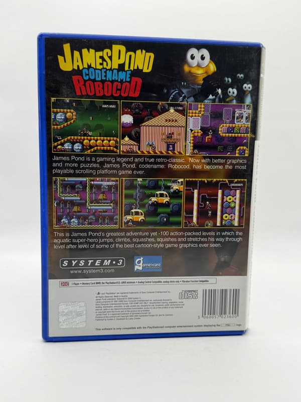 JAMES POND CODENAME ROBOCOD 3XA Sony PlayStation 2 (PS2)