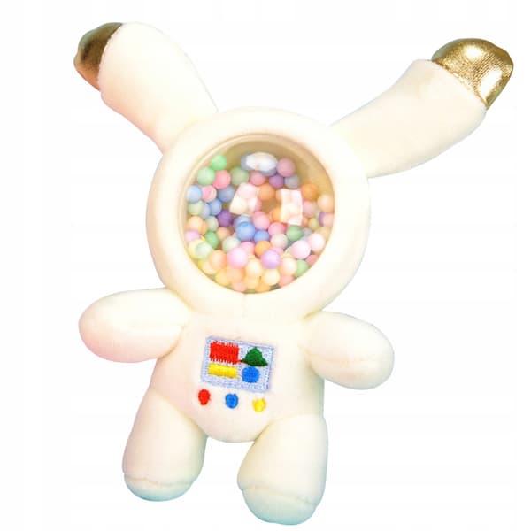 A CHARMING PLUSH KEYRING: ASTRONAUT RABBIT FOR KEYS AND BACKPACKS