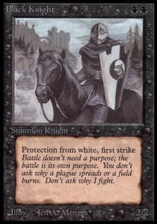 Magic: The Gathering Black Knight