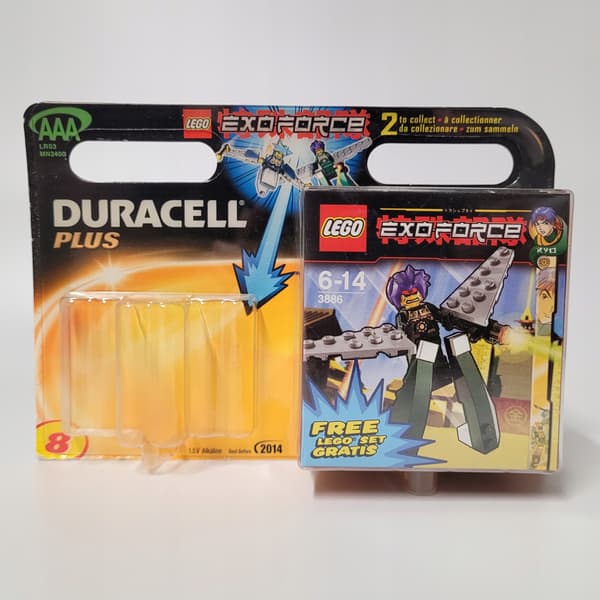 Lego Exo Force x Duracell Collaboration 3886 AAA MISB