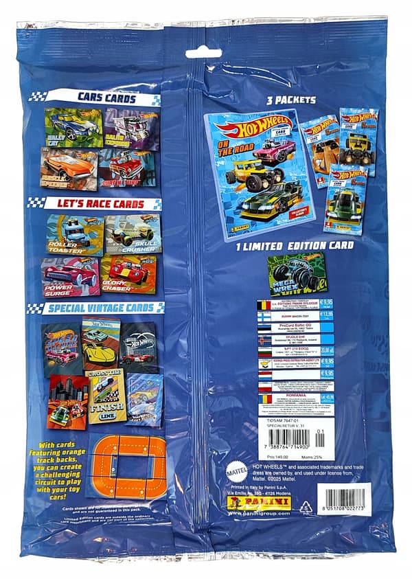 PANINI Hot Wheels Trading Card Game Collector’s Starter Pack
