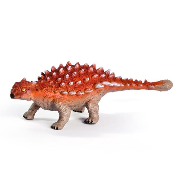 Hand-painted Ankylosaurus figurine by Mideer