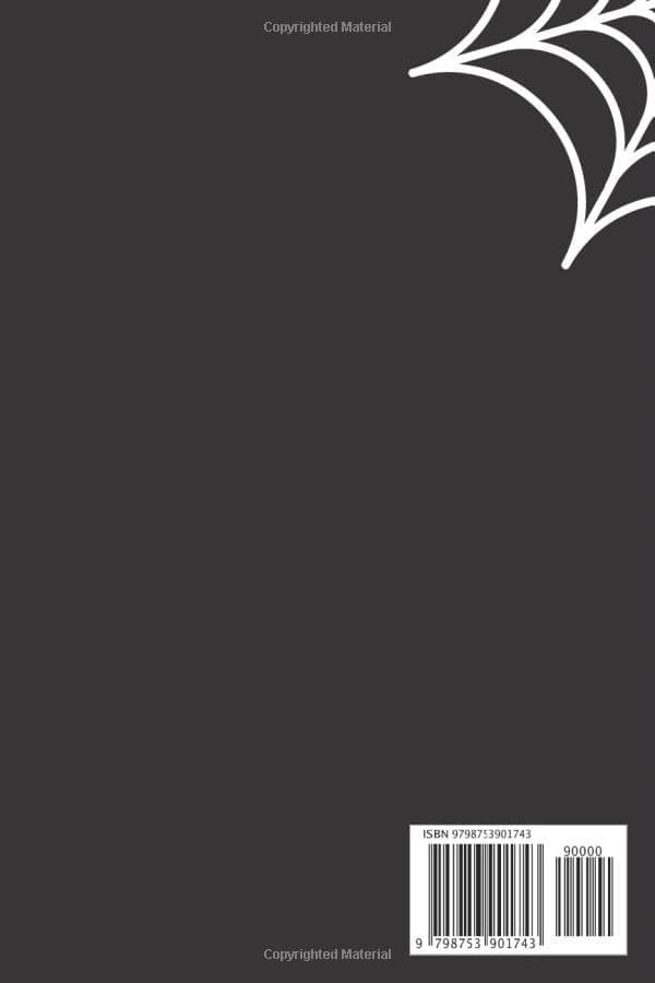 Happy Halloween: Spider and Evil Wizard Notebook – Lined White Paper, Perfect