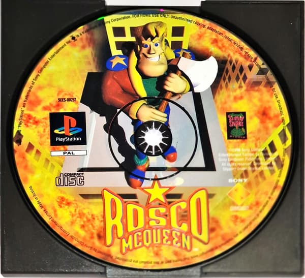 Rosco McQueen PSX, DISC ONLY, PLEASE READ THE DESCRIPTION!