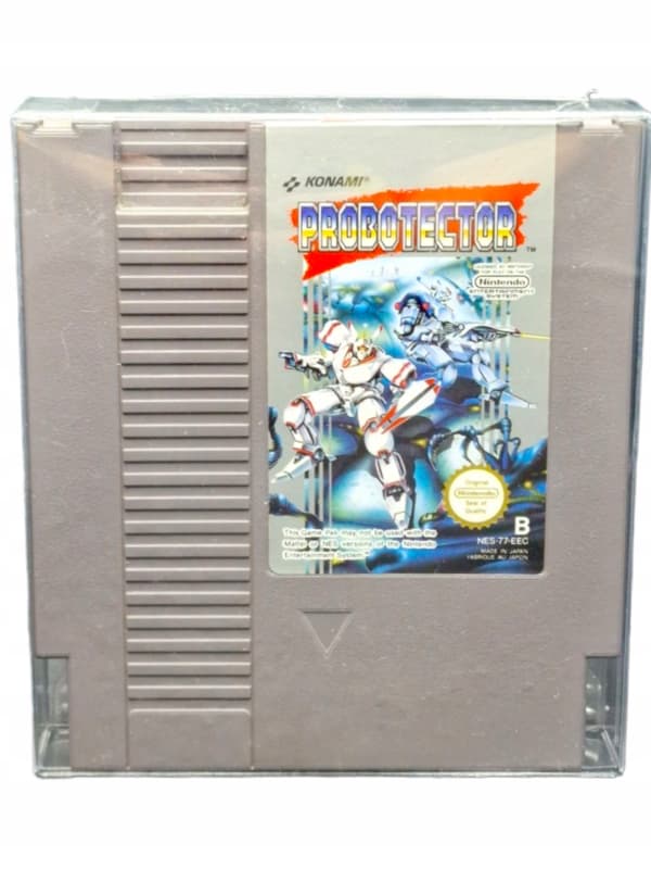 Probotector CONTRA Nintendo NES game + plastic protector