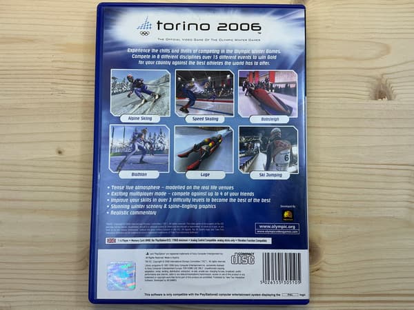 TORINO 2006 OLYMPIC GAMES – PS2 disc in very good+ condition, complete set