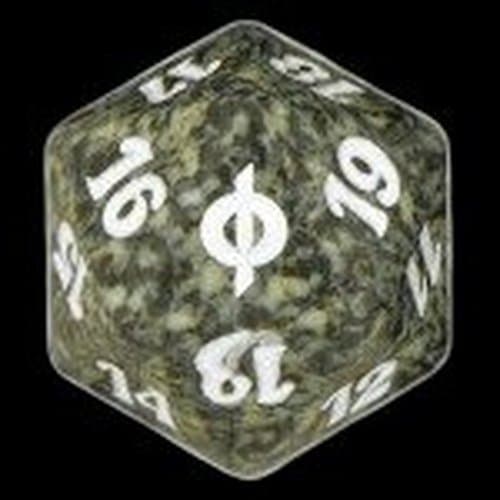 Magic: The Gathering Black New Phyrexia D20 Die
