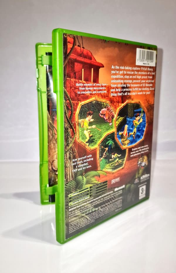 The Pitfall game for Microsoft Xbox 3XA